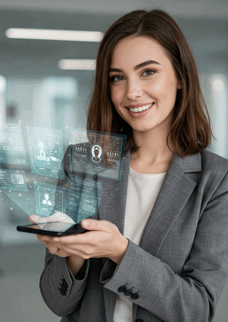 Tarjeta Inteligente de Presentación Digital con tecnología IA